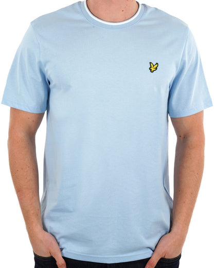 Lyle &amp; Scott T-Shirt mit Streifen in Hellblau