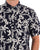 Gant Cotton Linen Palm SS Shirt Navy Blue