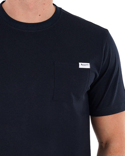 Aquascutum Pocket T-Shirt Marineblau