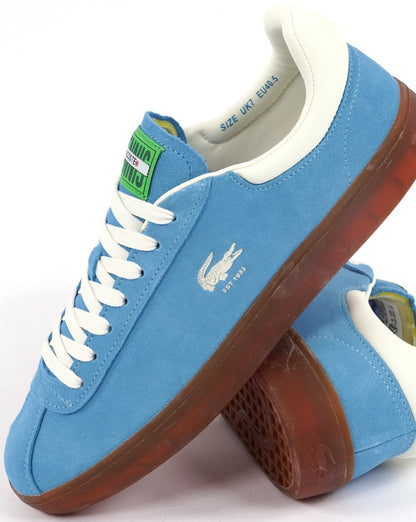 Lacoste Baseshot Wildleder-Sneaker Blau/Gummi