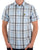 Lyle & Scott Linen Check Short Sleeve Shirt Light Blue