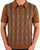 Gabicci Vintage Enrico Knitted Polo Walnut