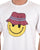80s Casual Classics Smiley Casual T Shirt White/Claret/Blue