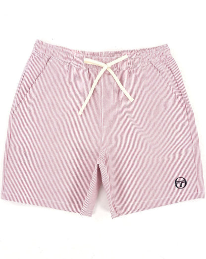 Sergio Tacchini Cosimo Oxford Shorts Rosa/Weiß