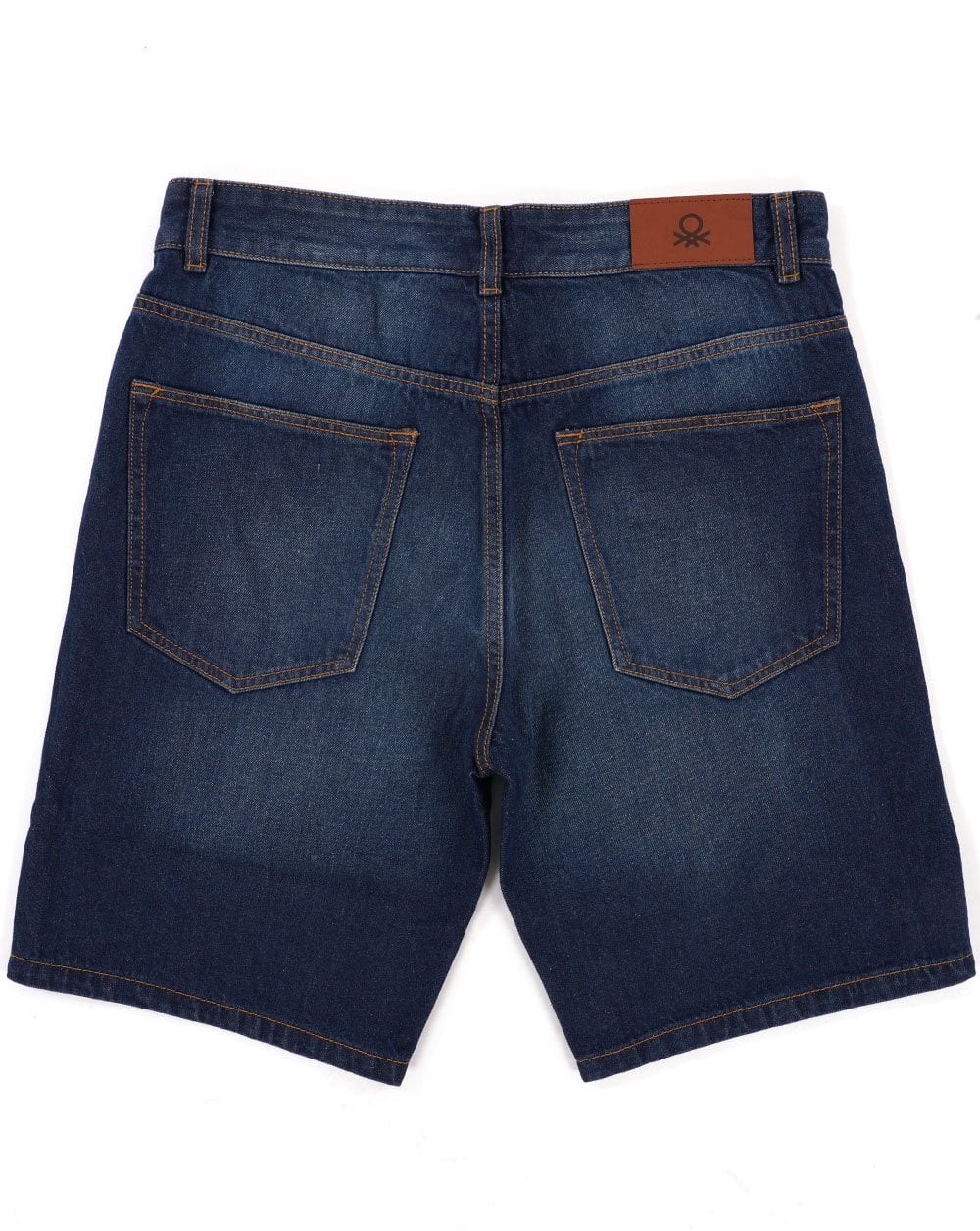 Benetton Denim Bermudashorts Dunkelblau