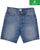 Benetton Denim Bermuda Short Light Denim Blue
