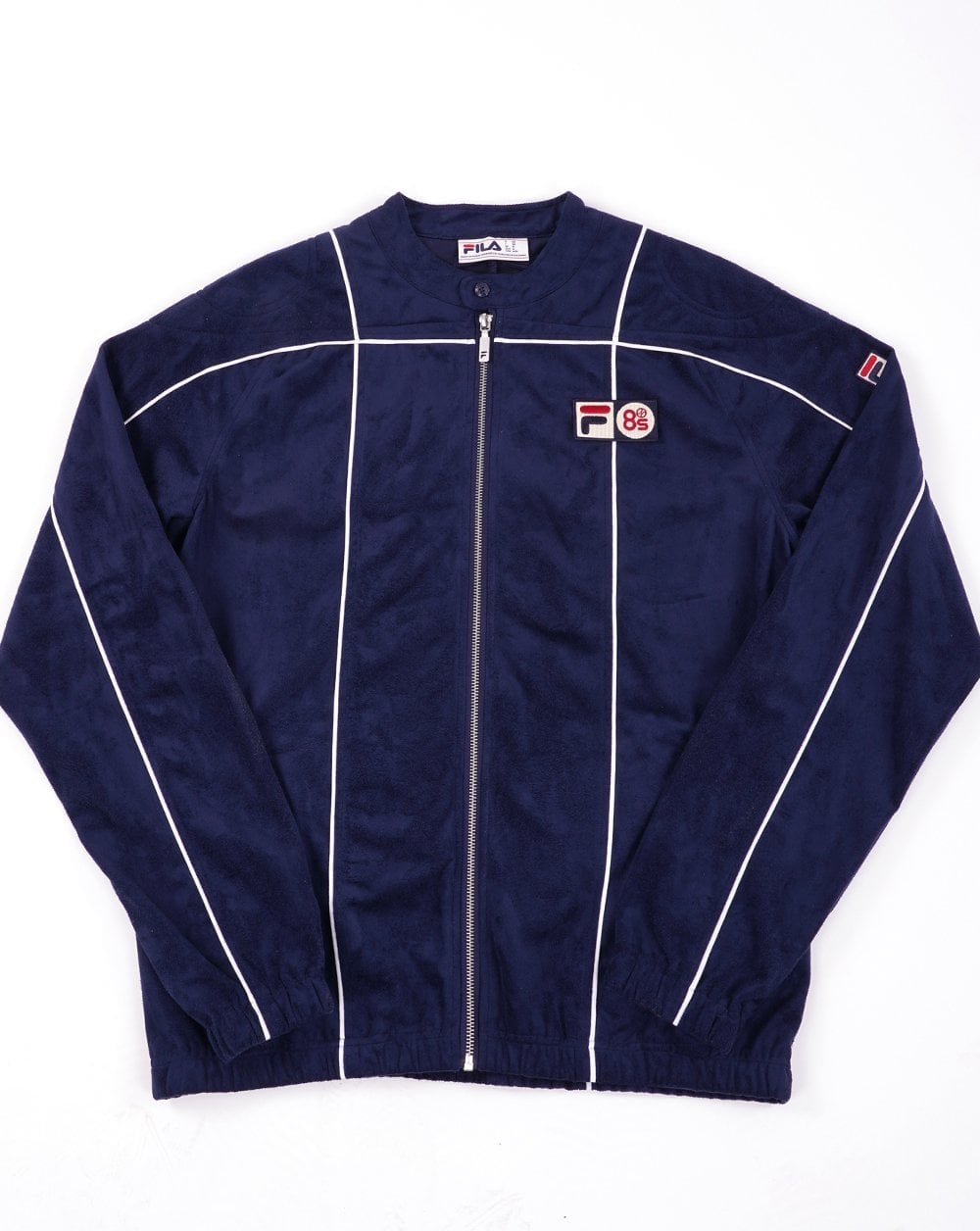 Fila Vintage – Terrinda Mk3 Pro – Trainingsjacke mit Badge, Marineblau