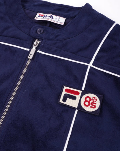 Fila Vintage – Terrinda Mk3 Pro – Trainingsjacke mit Badge, Marineblau