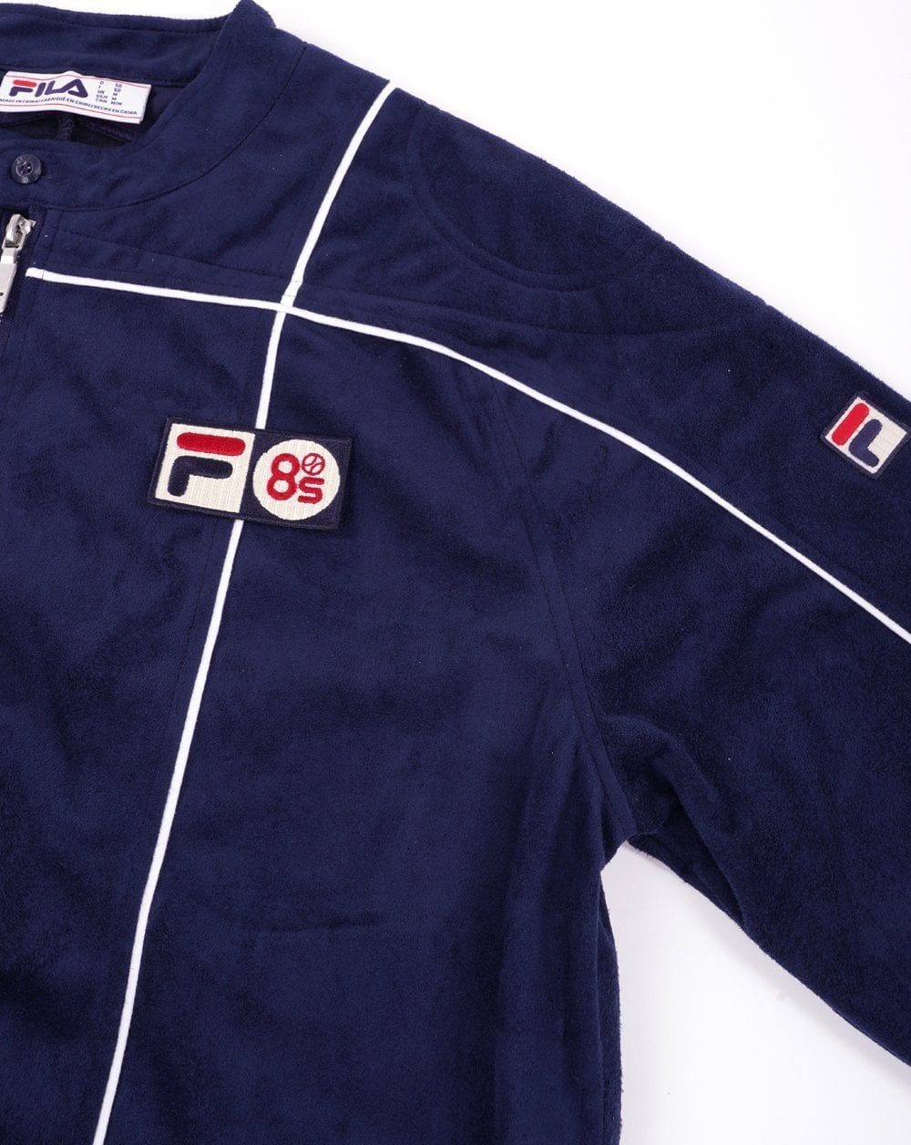 Fila Vintage – Terrinda Mk3 Pro – Trainingsjacke mit Badge, Marineblau