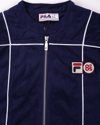 Fila Vintage – Terrinda Mk3 Pro – Trainingsjacke mit Badge, Marineblau