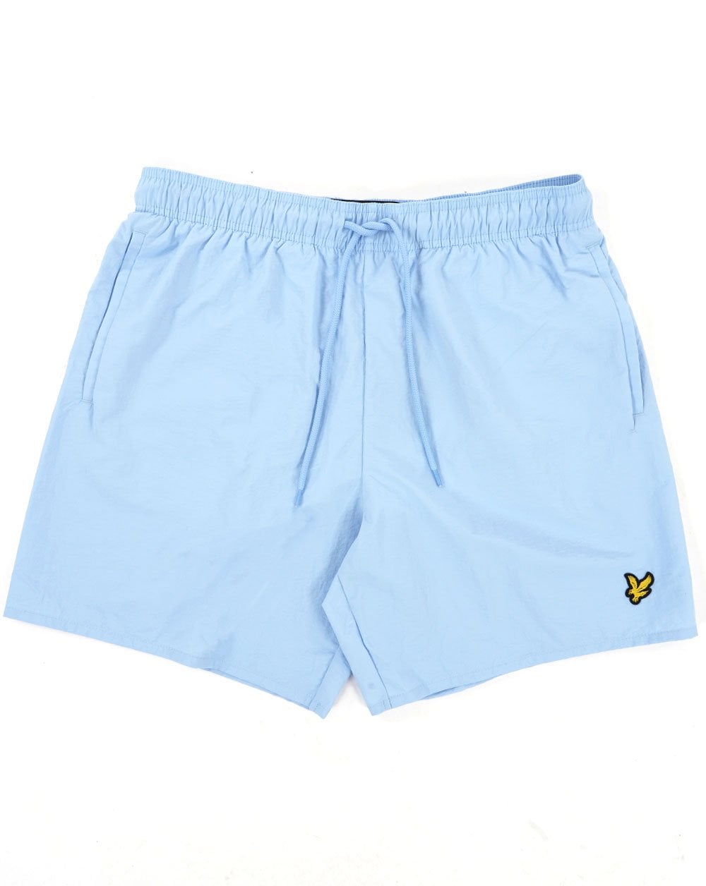 Lyle &amp; Scott Badeshorts mit Logo, Hellblau