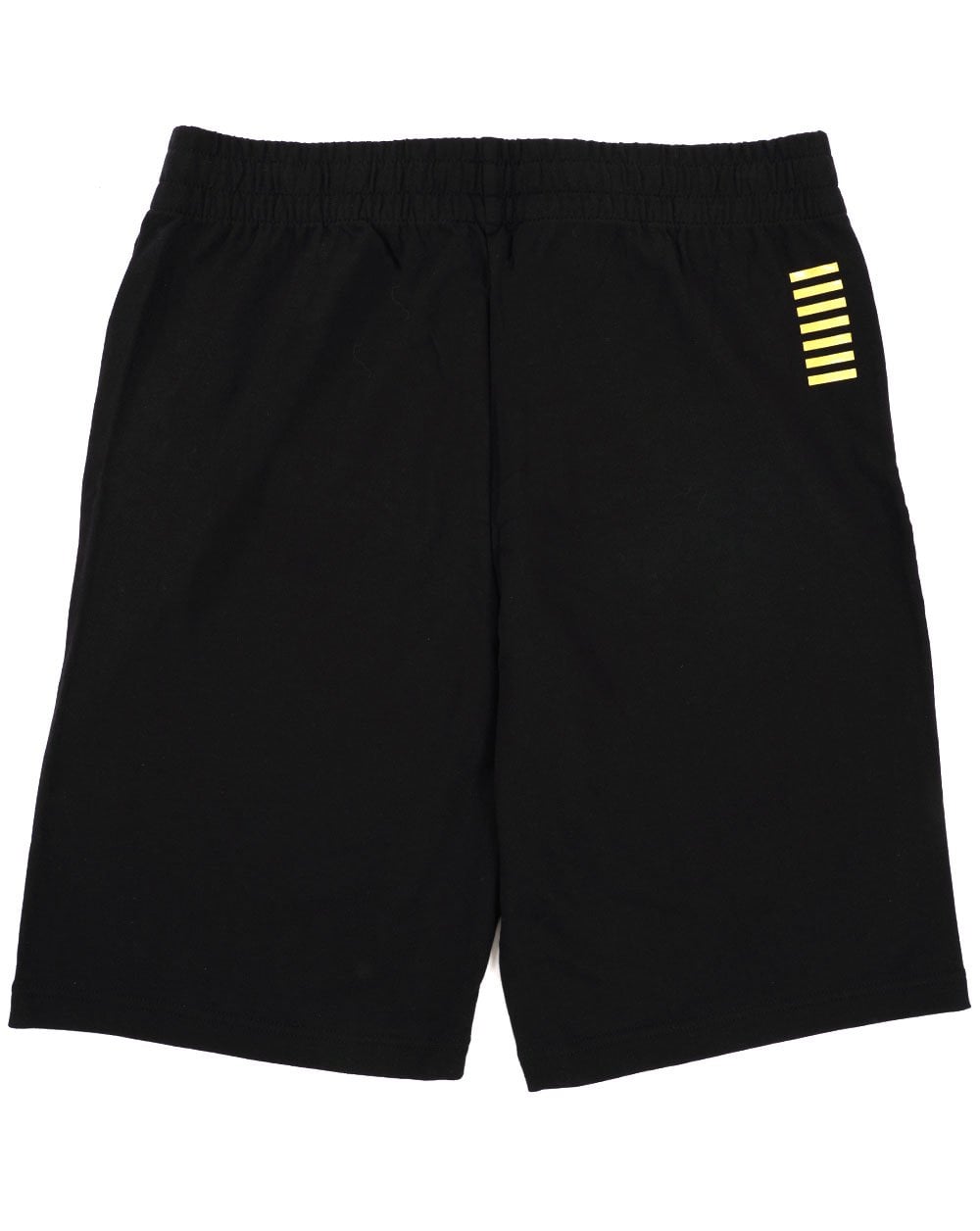 EA7 Klassische Sweatshorts Schwarz/Gold