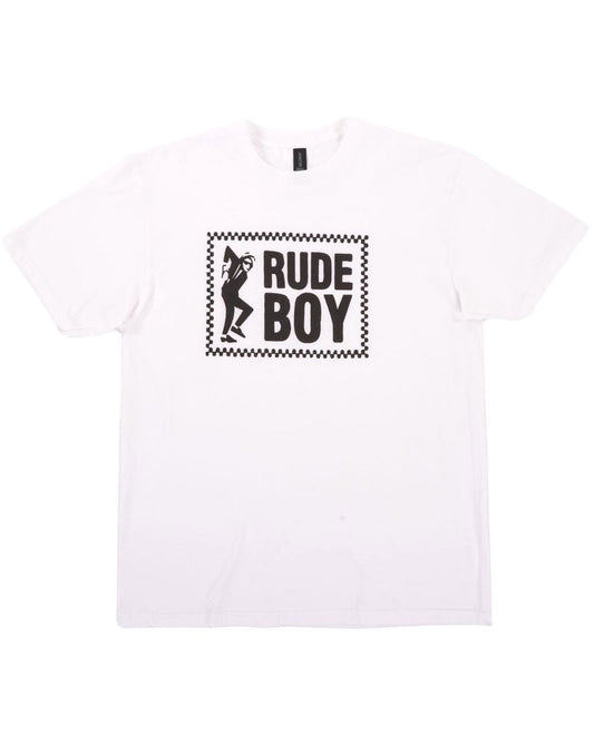 80er Casual Classics Rude Boy T-Shirt Weiß