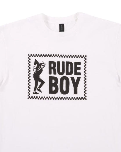 80er Casual Classics Rude Boy T-Shirt Weiß