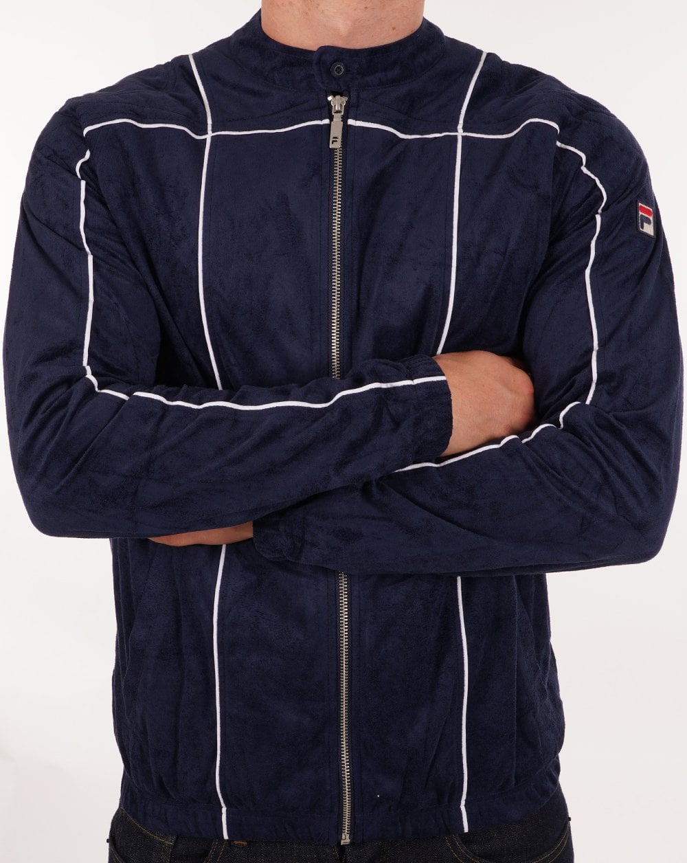 Fila Vintage Terrinda MK3 Trainingsjacke, Marineblau