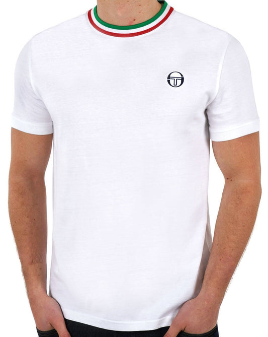 Sergio Tacchini Sergio Tacchini Italia T-Shirt Weiß Grün Rot