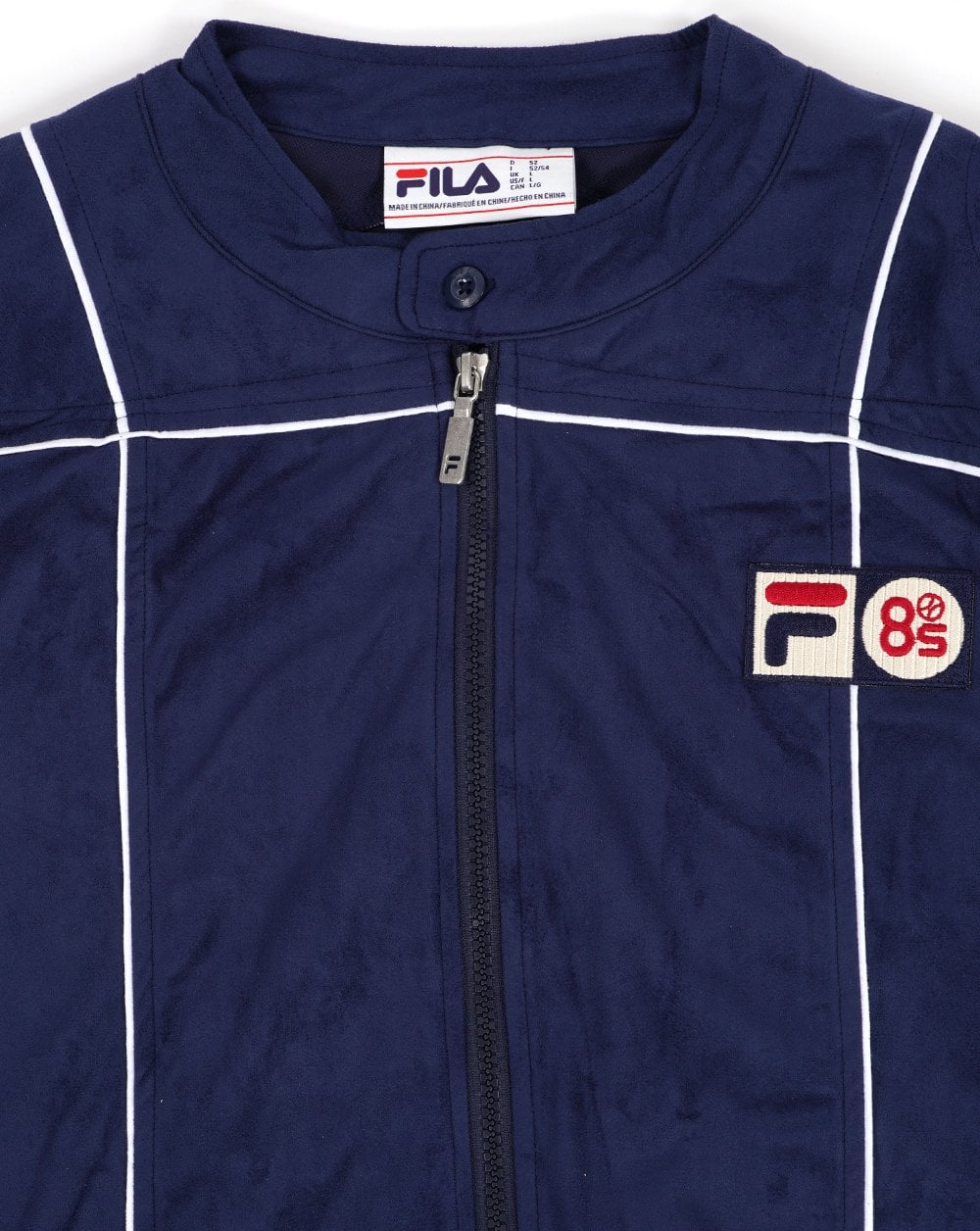 Fila Vintage – Terrinda Mk3 Pro – Trainingsjacke mit Badge, Marineblau