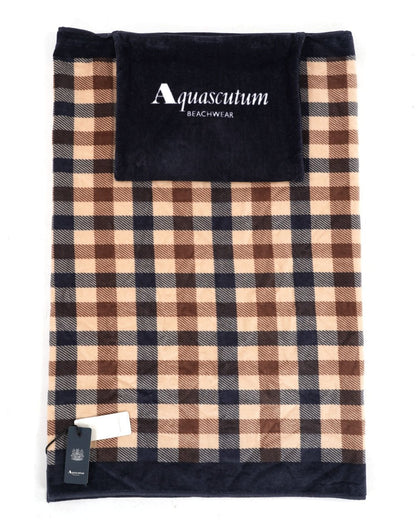 Aquascutum Strandtuch Karo