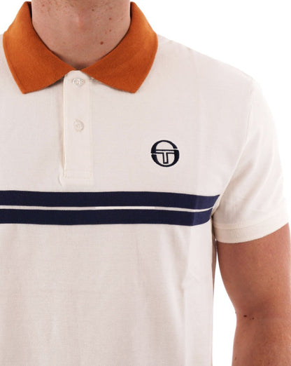 Sergio Tacchini Supermac Poloshirt Gardenia/Tan