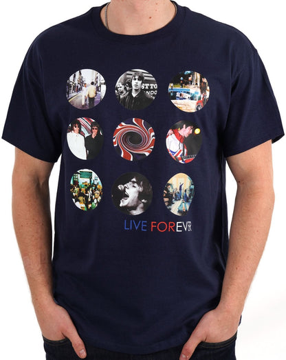 80er Casual Classics O Life T-Shirt Marineblau