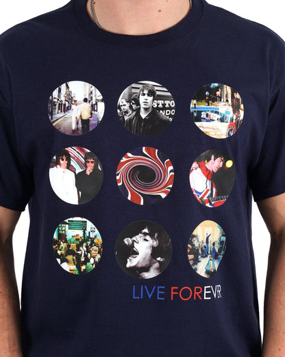 80er Casual Classics O Life T-Shirt Marineblau