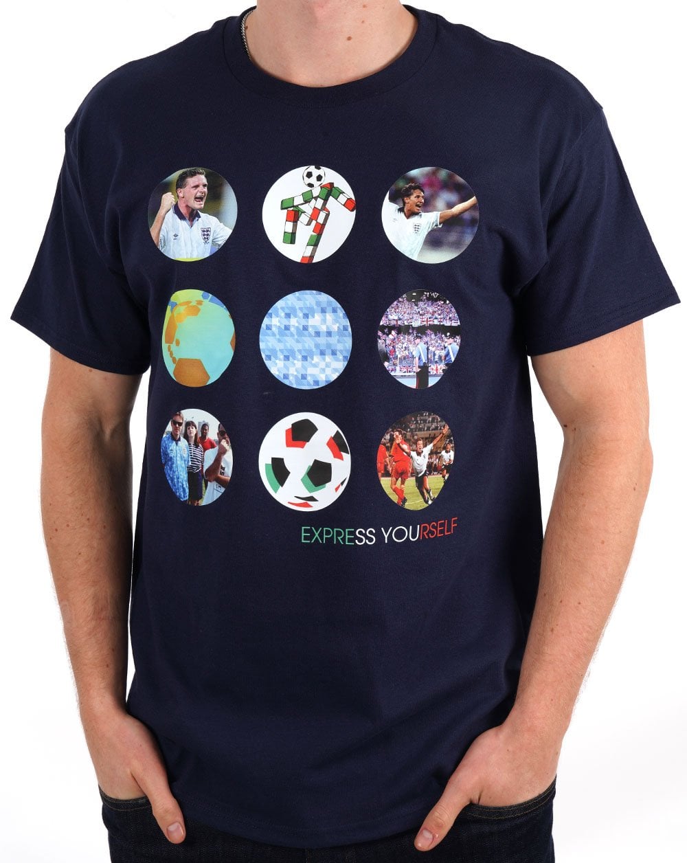80er Casual Classics Express Yourself T-Shirt Marineblau