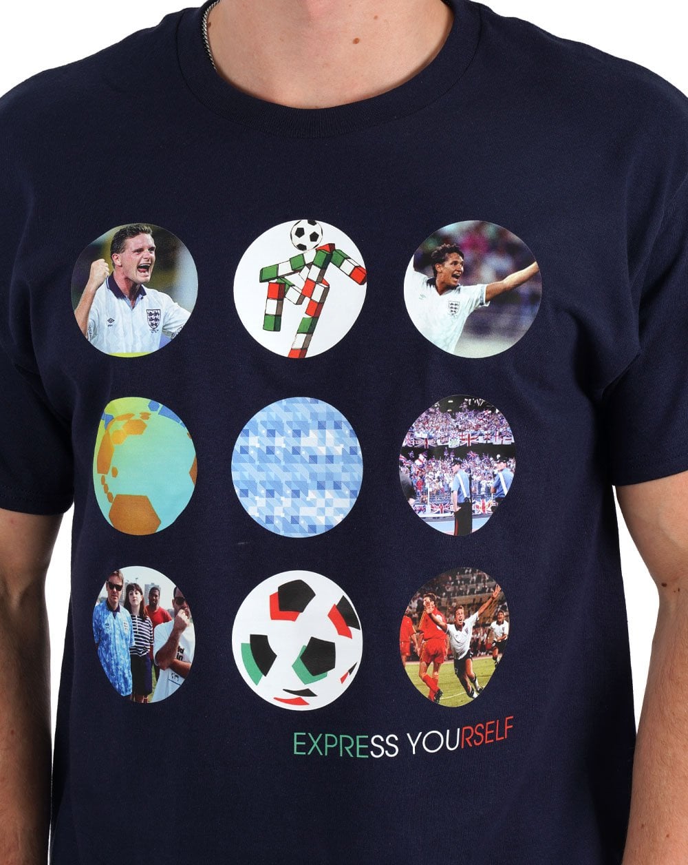 80er Casual Classics Express Yourself T-Shirt Marineblau