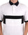 Benetton Patch Rugby SS Polo Shirt White/Navy