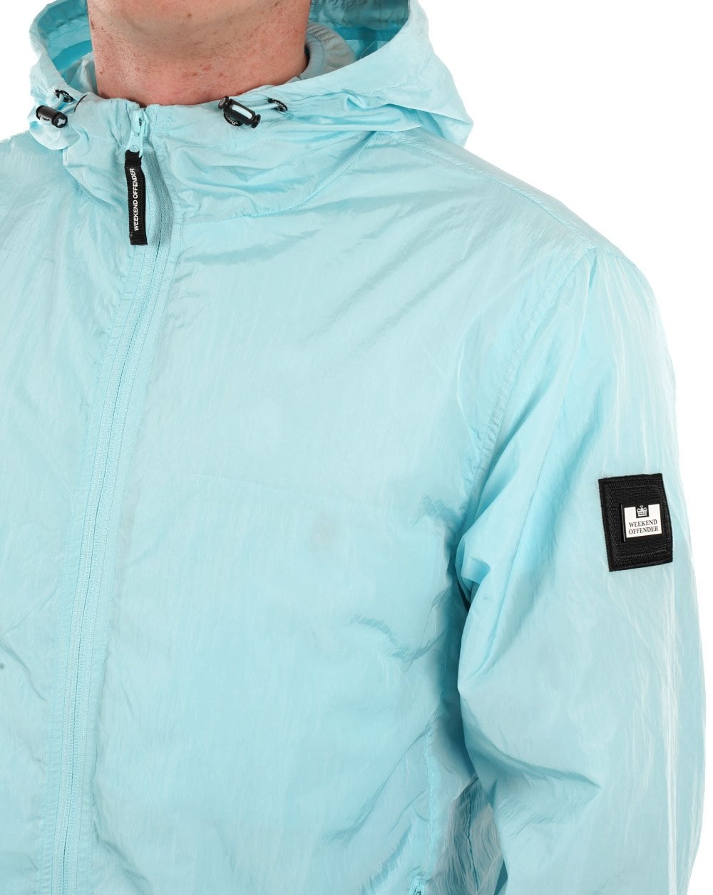 Weekend Offender Technikerjacke Himmelblau