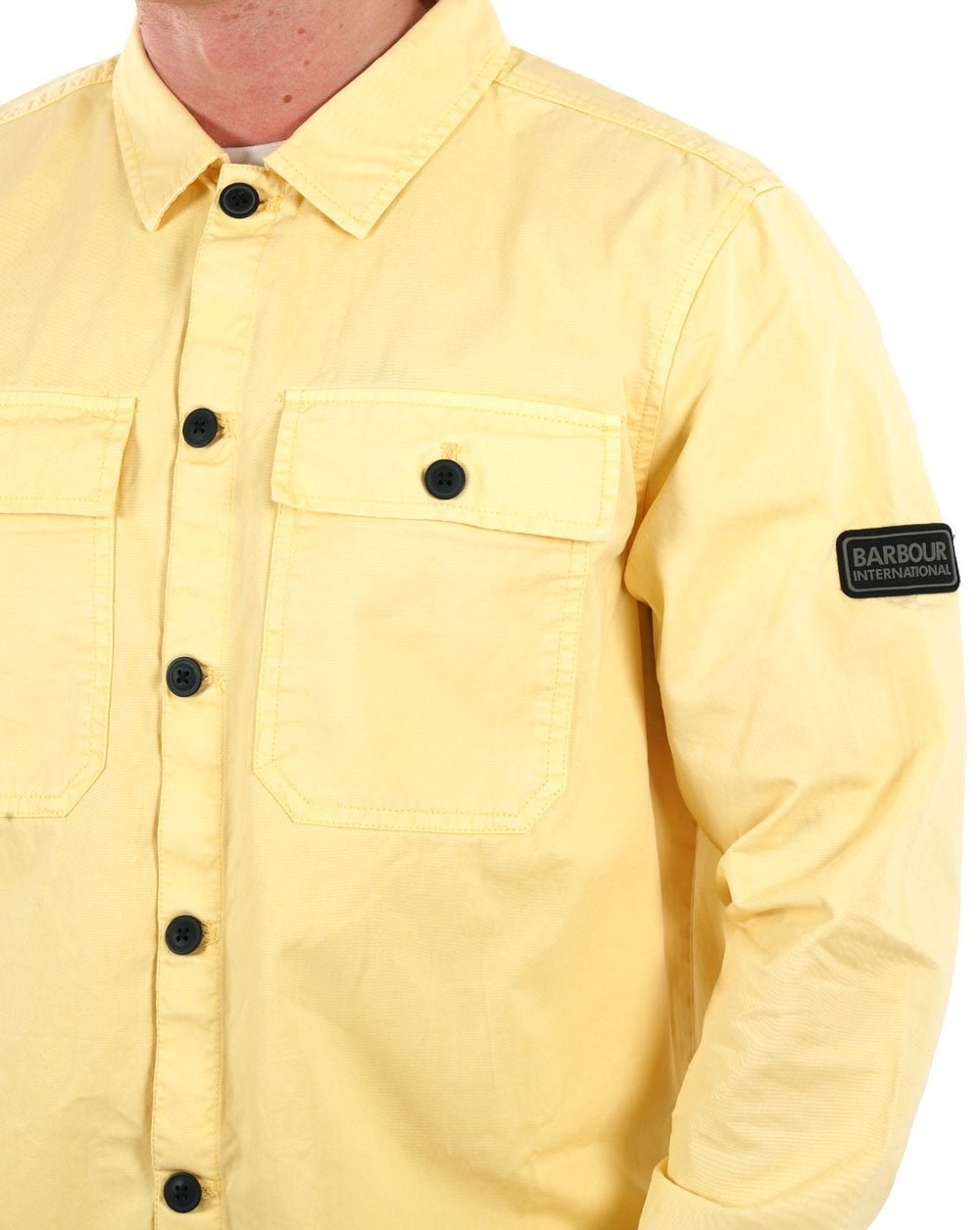 Barbour International – Adey-Überhemd in Staubgelb