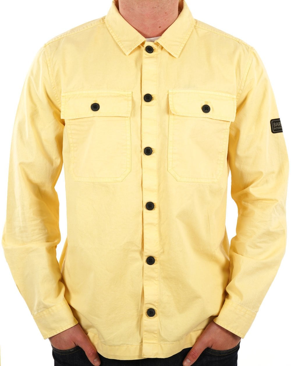 Barbour International – Adey-Überhemd in Staubgelb