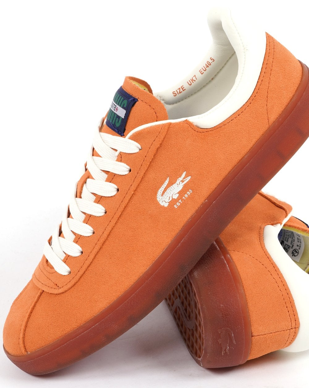 Lacoste Baseshot Trainer Orange/Gummi