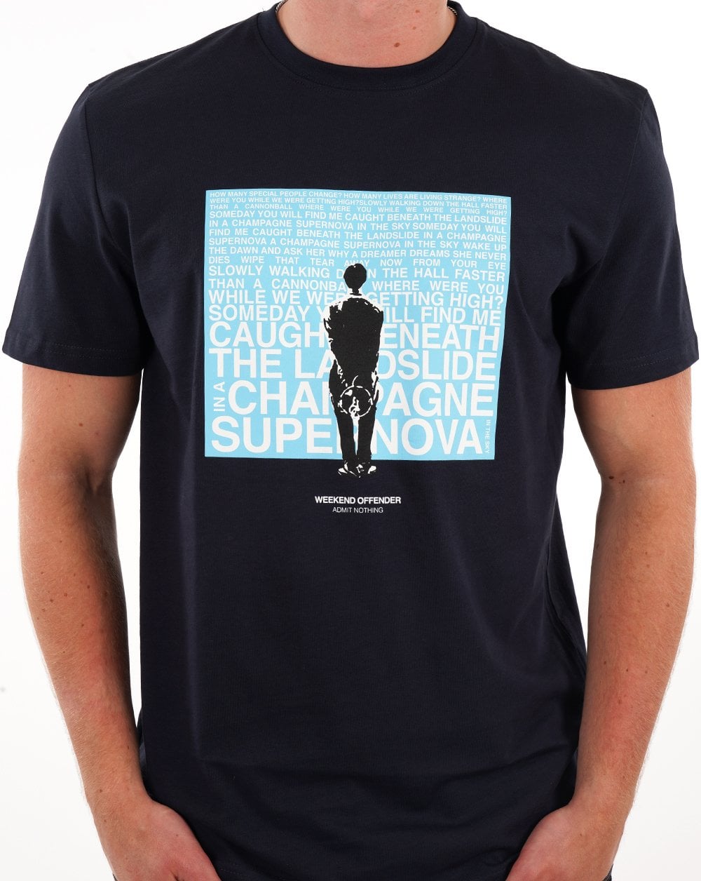 Weekend Offender Supernova T-Shirt Marineblau