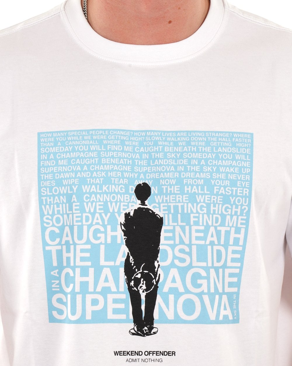Weekend Offender Supernova T-Shirt Weiß/Blau