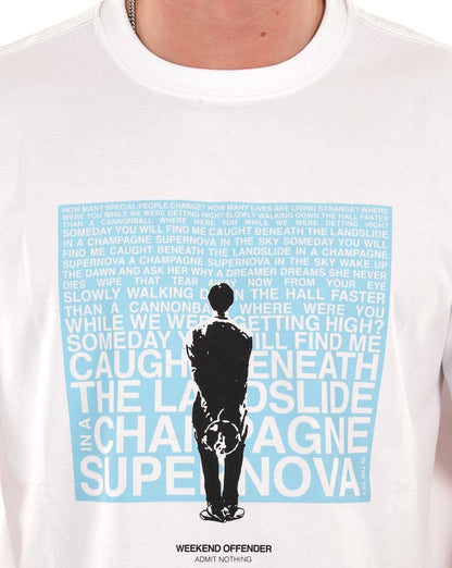 Weekend Offender Supernova T-Shirt Weiß/Blau