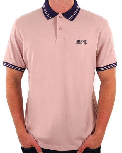 Barbour International Tracker Poloshirt Dusk Pink