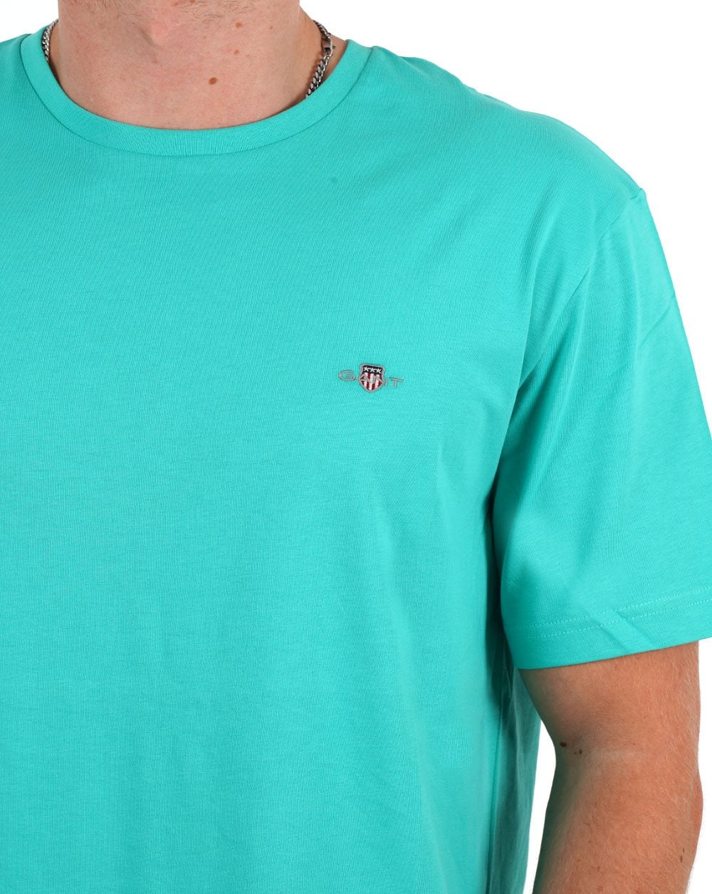 Gant Shield Crew T-Shirt Lagunenblau