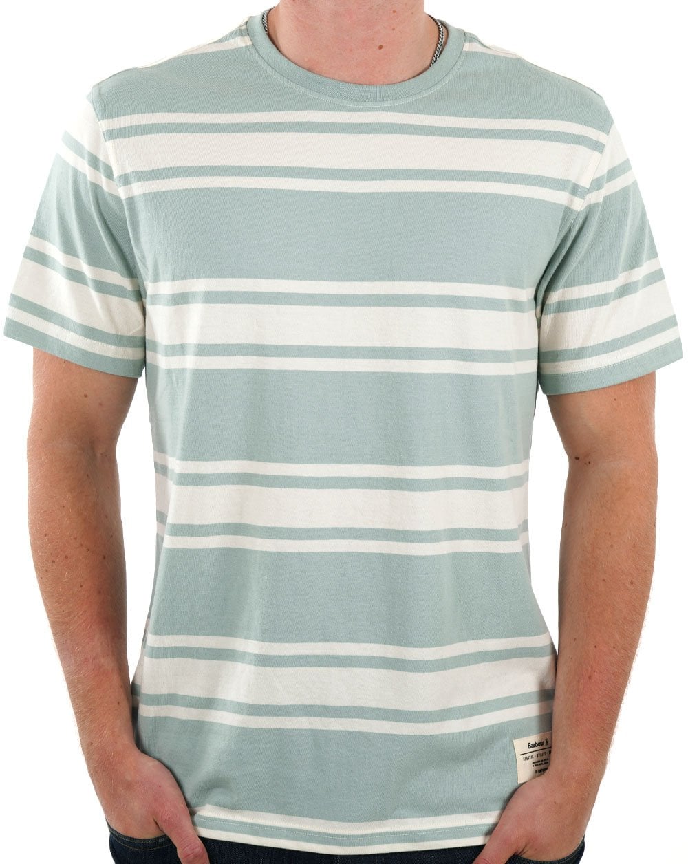 Barbour Kilton Streifen-T-Shirt Blaukreide