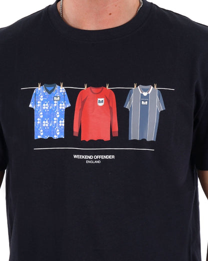 Weekend Offender England Auswärts-T-Shirt Marineblau