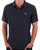 Barbour Zip Polo Shirt Navy