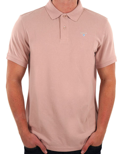 Barbour Sports Polo Pink Quartz