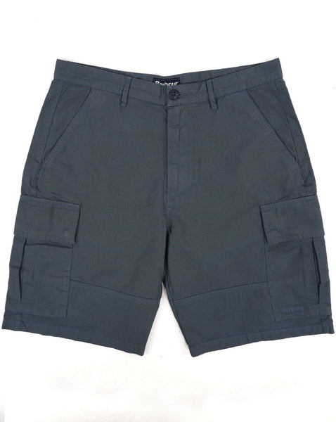 Barbour Essential Ripstop Cargo Shorts Dark Slate