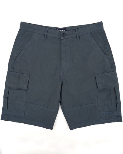 Barbour Essential Ripstop Cargo Shorts Dunkelschiefer
