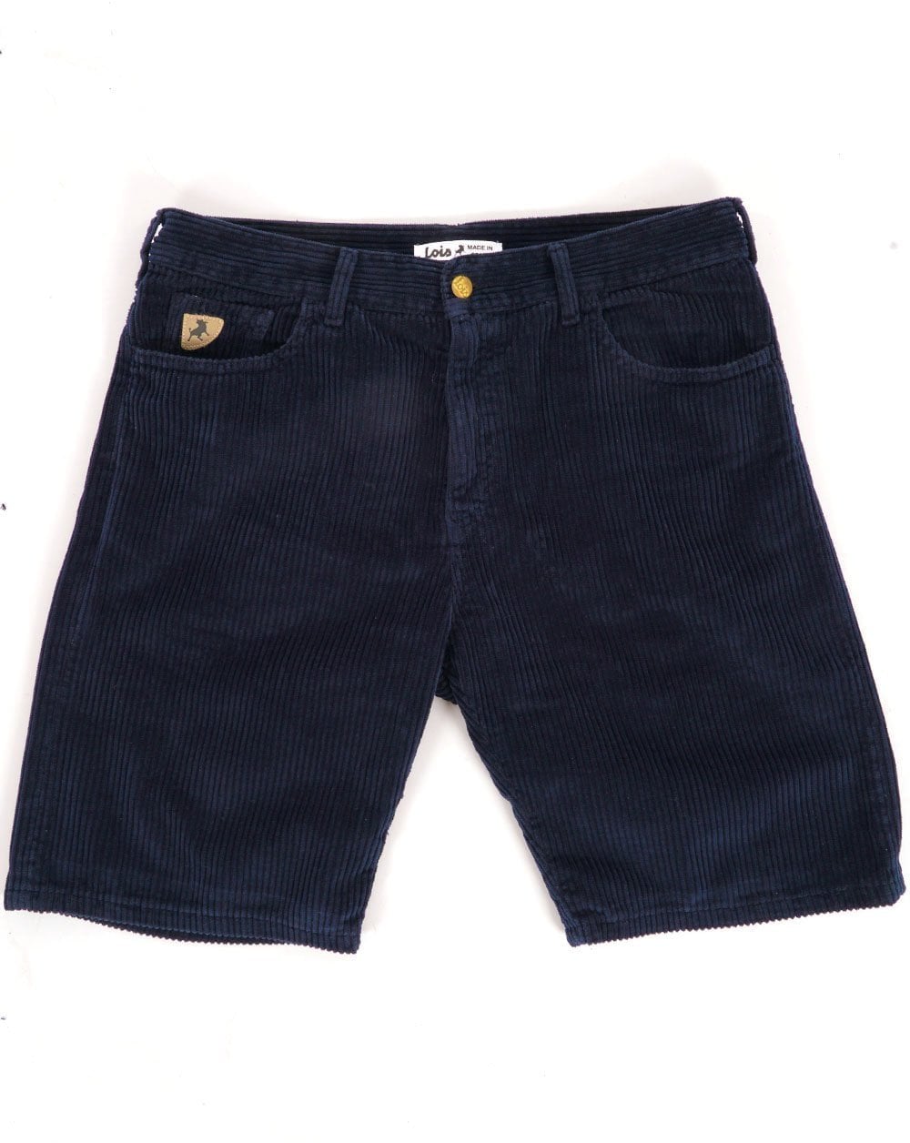 Lois Pepe Jumbo Cord Shorts Marineblau