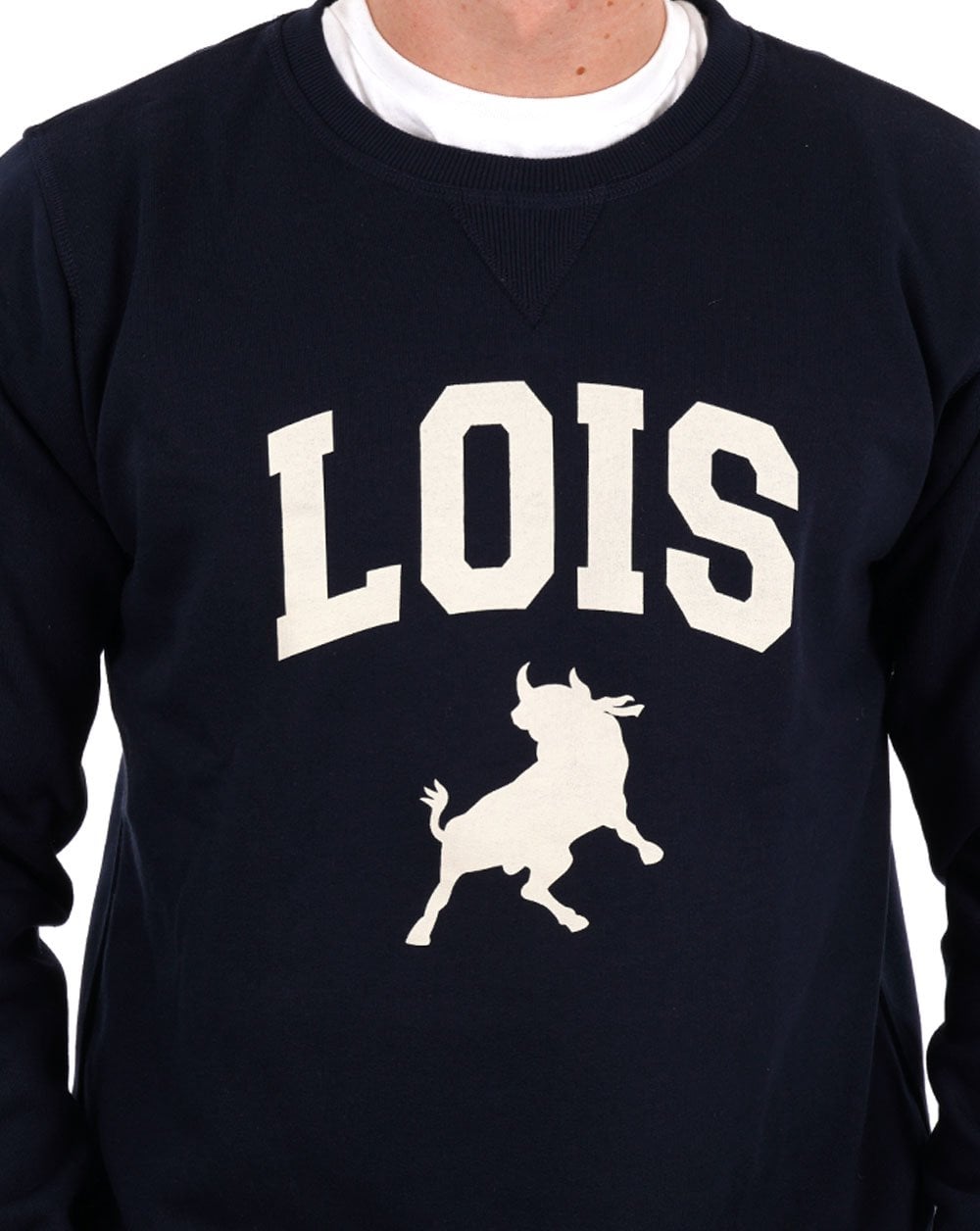 Lois Special College-Sweatshirt Marineblau