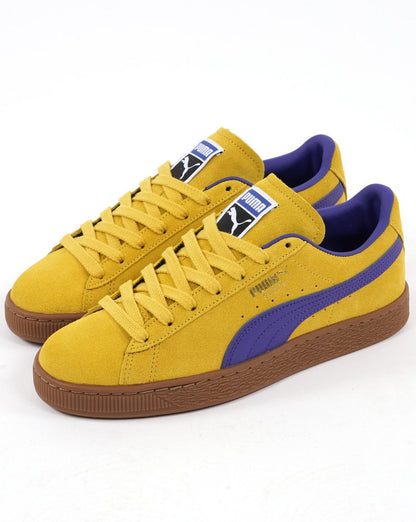 Puma Suede Terrace Sneakers Gelb / Blaues Gummi
