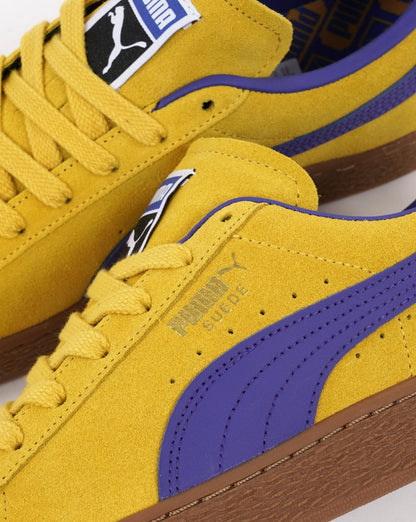 Puma Suede Terrace Sneakers Gelb / Blaues Gummi