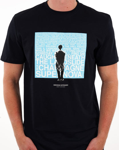 Weekend Offender Supernova T-Shirt Schwarz