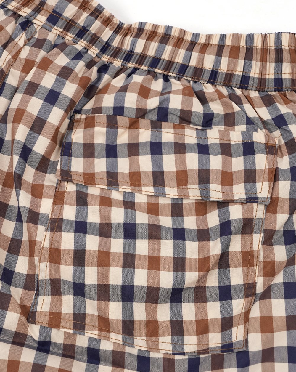 Aquascutum Classic Check Badeshorts Karo
