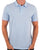 Benetton Tipped Polo Shirt Sky Blue